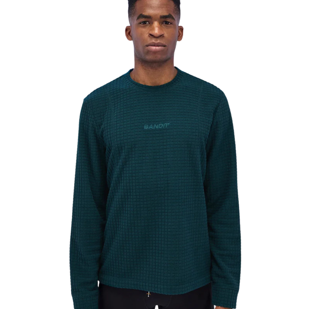 BANDIT RUNNING Men's MacroSoft Grid™ Pullover - Storm