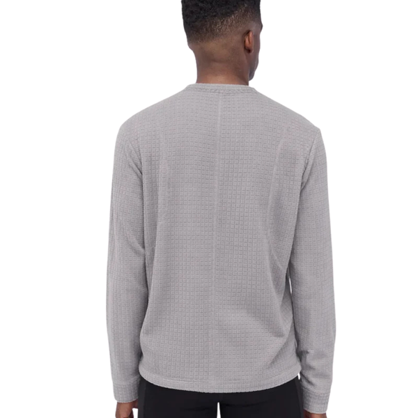 BANDIT RUNNING Men's MacroSoft Grid™ Pullover - Zinc