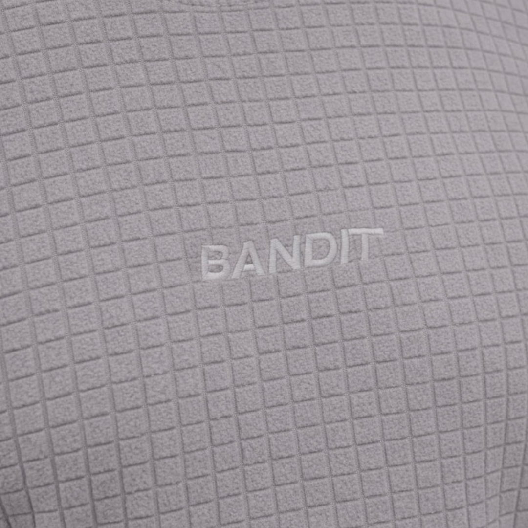 BANDIT RUNNING Men's MacroSoft Grid™ Pullover - Zinc