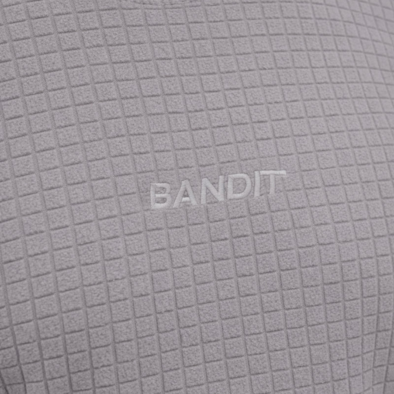 BANDIT RUNNING Men's MacroSoft Grid™ Pullover - Zinc