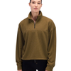 BANDIT RUNNING Women's MacroSoft Grid™ Quarter Zip - Antique Brass