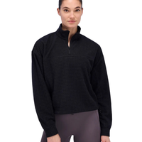 BANDIT RUNNING Women's MacroSoft Grid™ Quarter Zip - Black