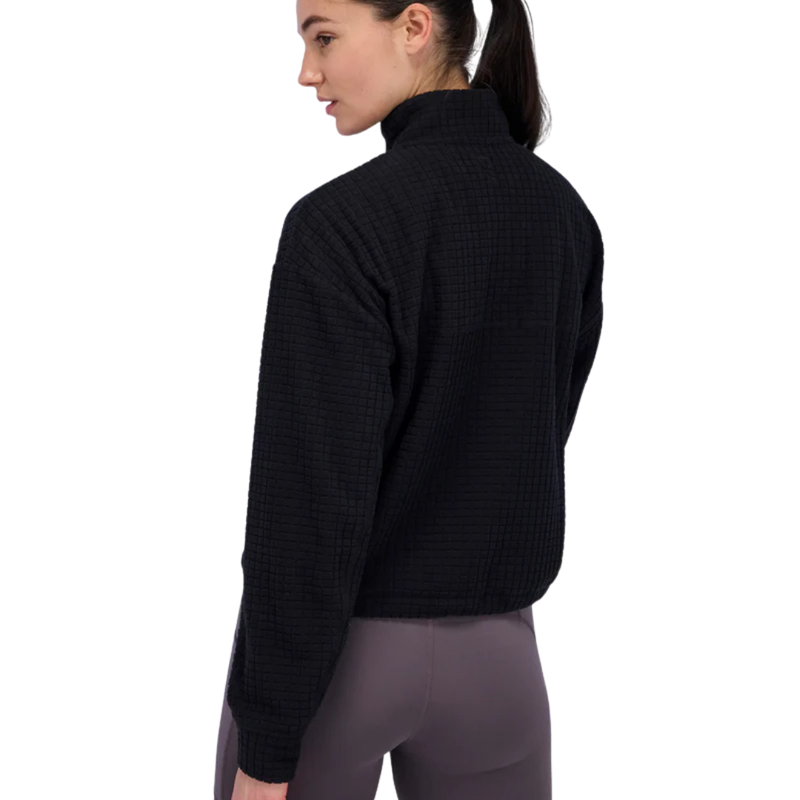 BANDIT RUNNING Women's MacroSoft Grid™ Quarter Zip - Black