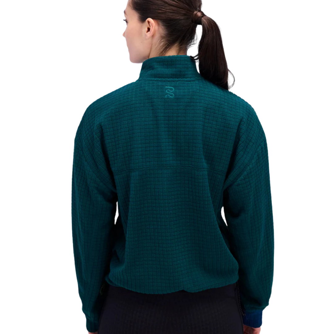 BANDIT RUNNING Women's MacroSoft Grid™ Quarter Zip - Storm – KitAthletic