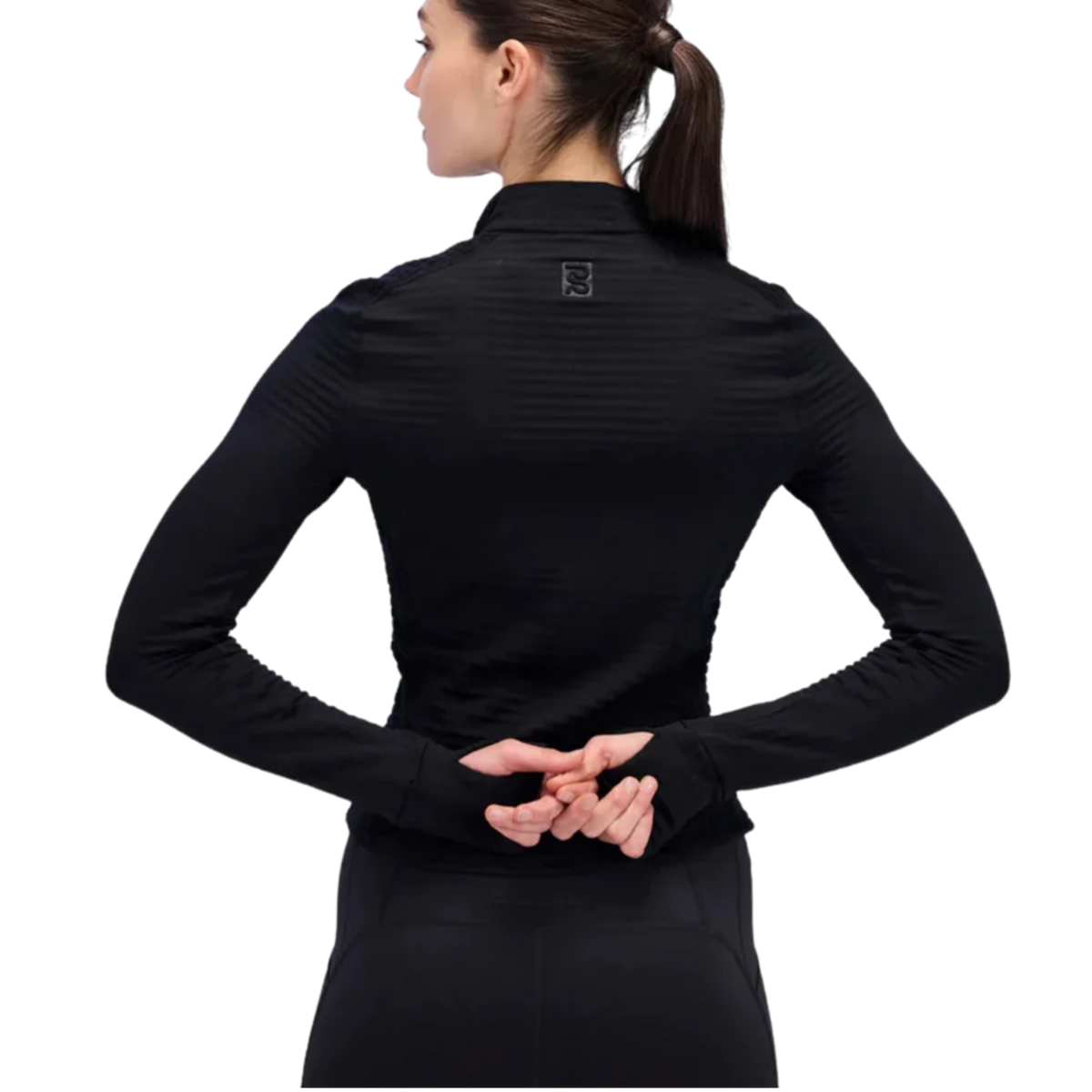 BANDIT RUNNING CaldoGrid™ Women's Cold Weather Quarter Zip - Black