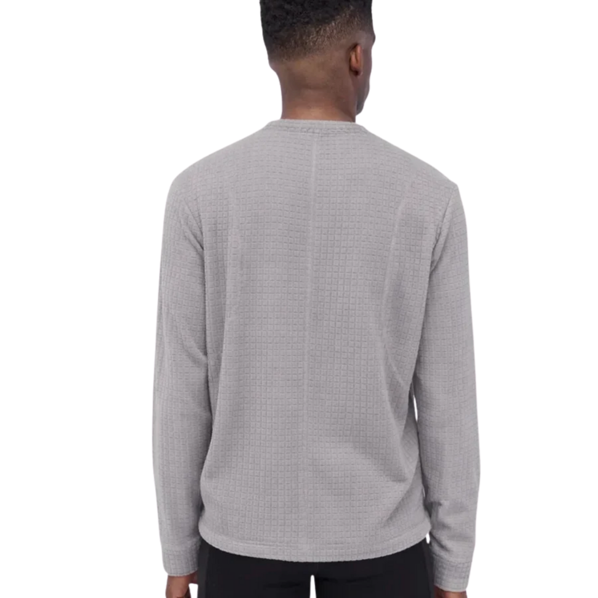 BANDIT RUNNING Men's MacroSoft Grid™ Pullover - Zinc