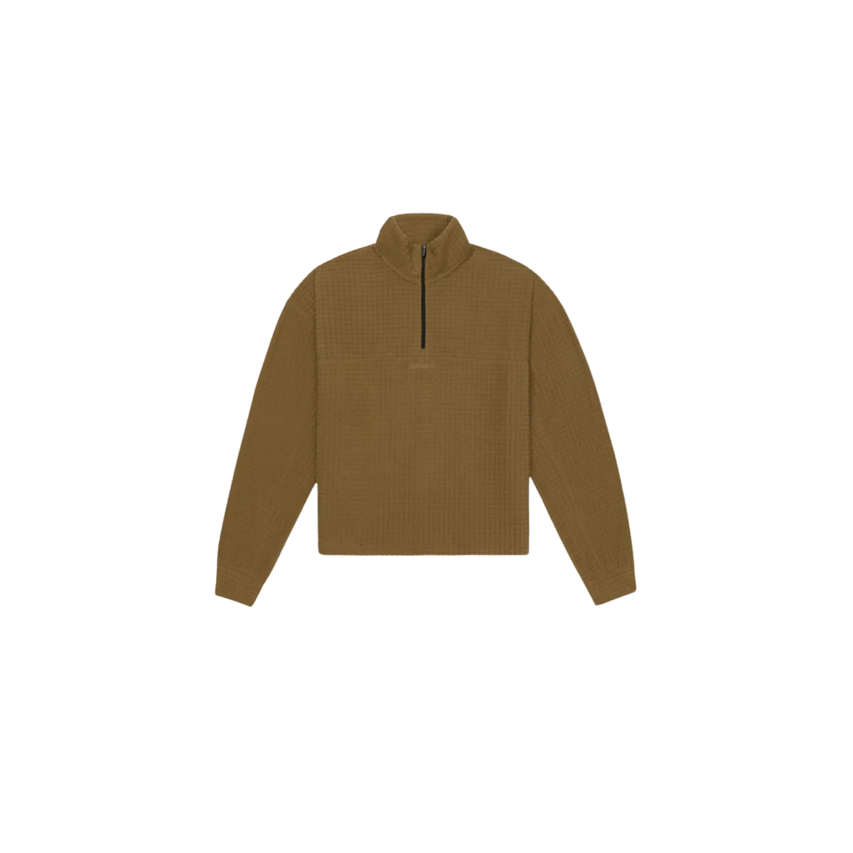 BANDIT RUNNING Women's MacroSoft Grid™ Quarter Zip - Antique Brass