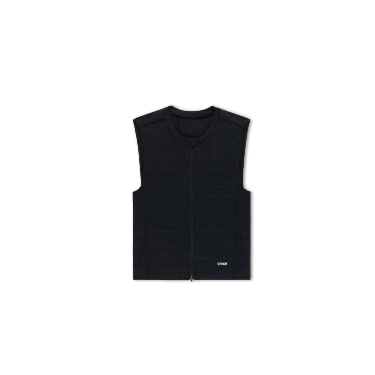 Bandit Running AirKnit™ Distance Sleeveless Zip - Black