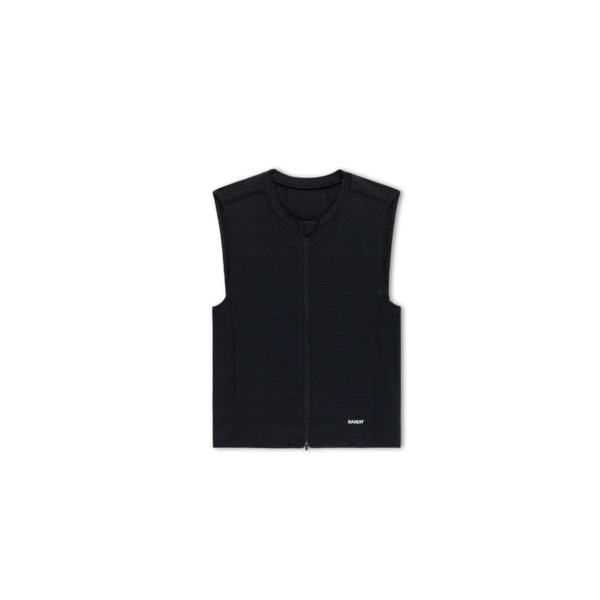Bandit Running AirKnit™ Distance Sleeveless Zip - Black