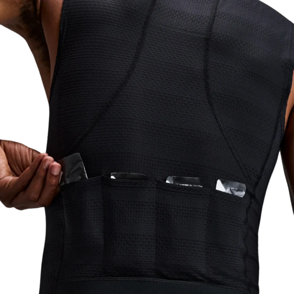 Bandit Running AirKnit™ Distance Sleeveless Zip - Black