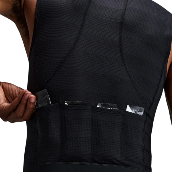 Bandit Running AirKnit™ Distance Sleeveless Zip - Black