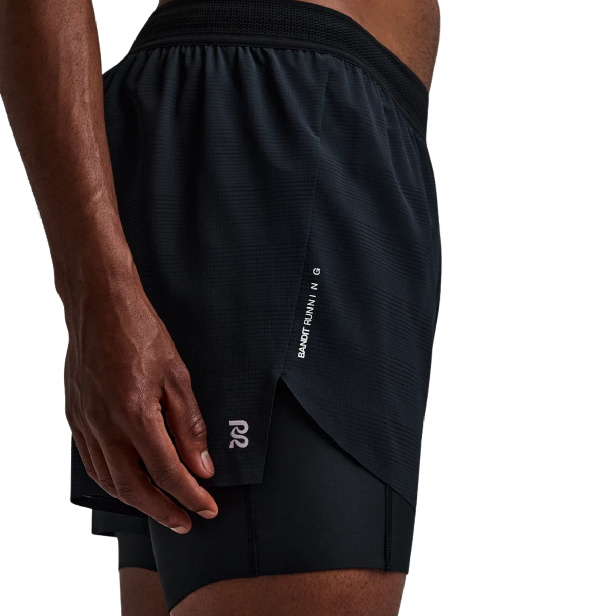 Bandit Running CoolGrid™ 2-in-1 Run Short - Black