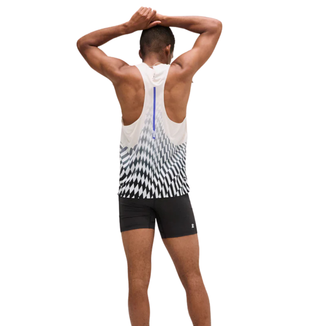 BanditRunningDrift_MosaicRacingSinglet-Black_Chalk4