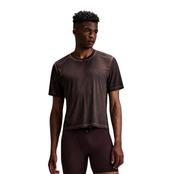 Bandit Running FrioSoft™ Perforated Box Tee - Espresso