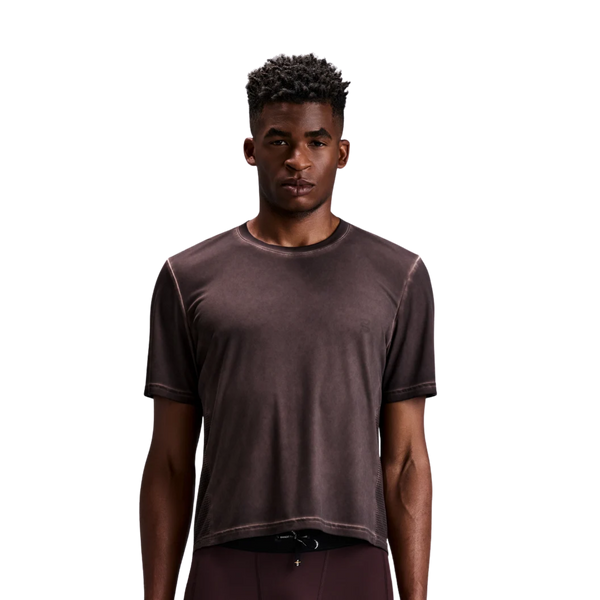 Bandit Running FrioSoft™ Perforated Box Tee - Espresso