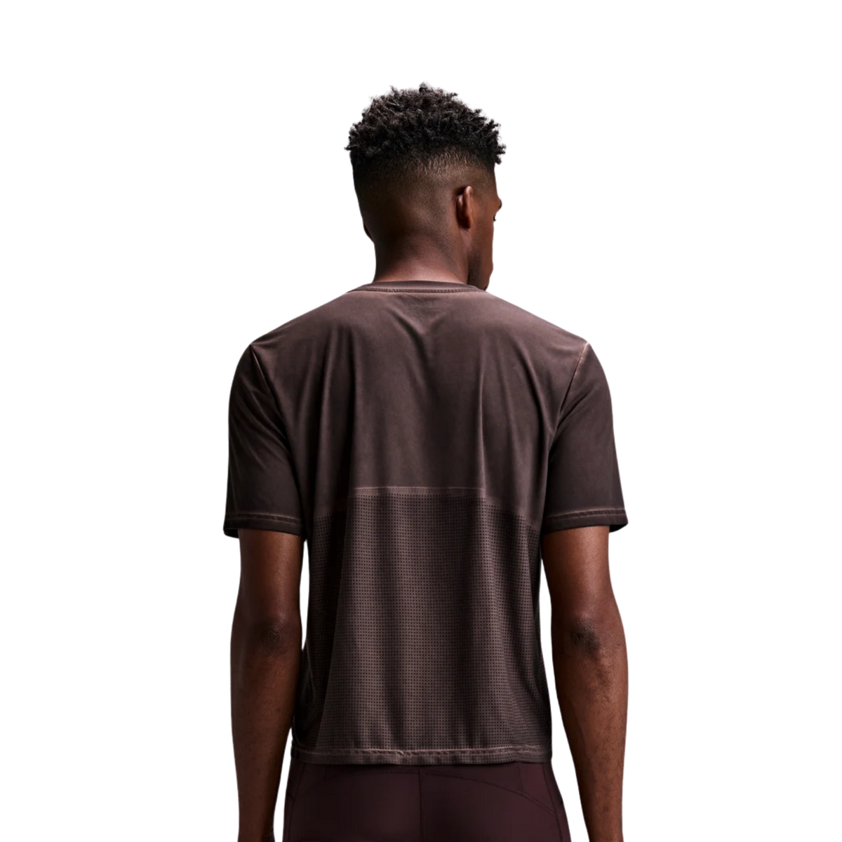 Bandit Running FrioSoft™ Perforated Box Tee - Espresso