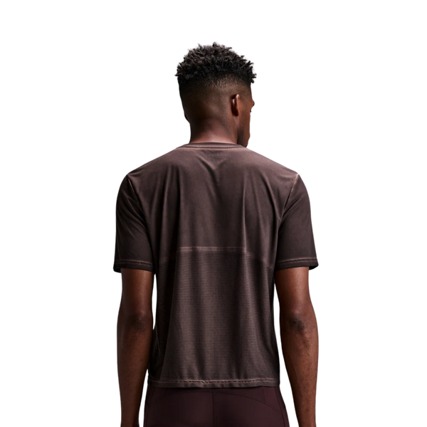 Bandit Running FrioSoft™ Perforated Box Tee - Espresso
