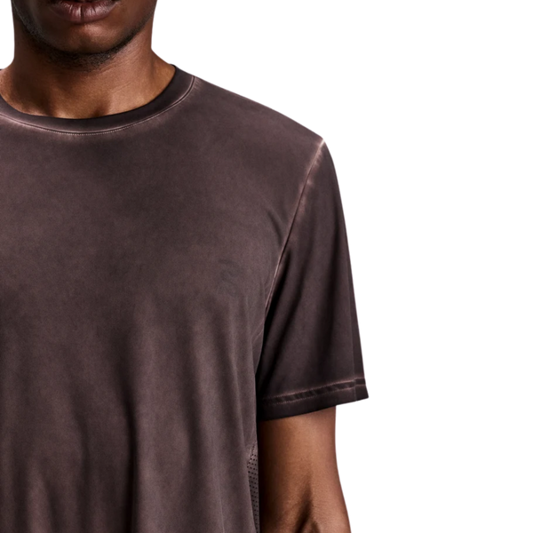 Bandit Running FrioSoft™ Perforated Box Tee - Espresso