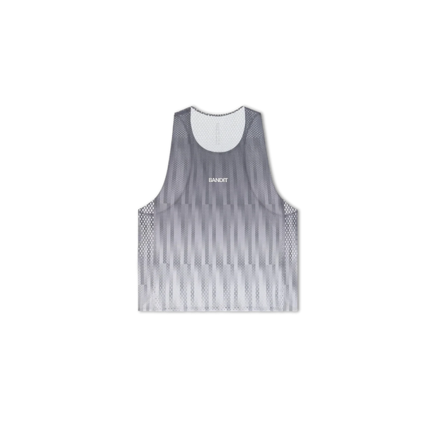 Bandit Running Shredder™ Shorty Race Singlet -Uneven Gradient Plaster