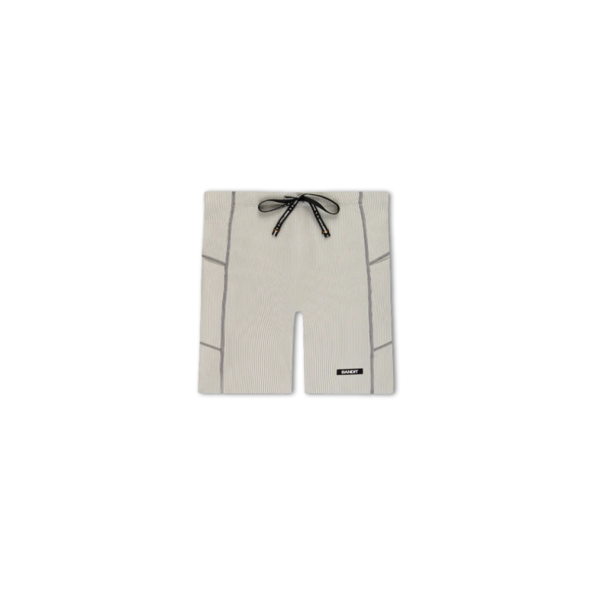 Bandit Running Striped Cadence™ Half Tights - Plaster/Slate