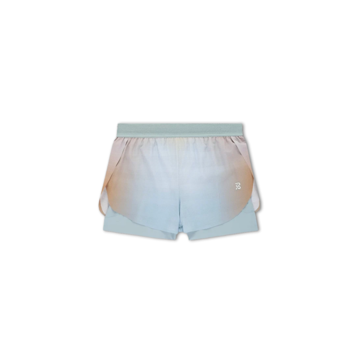 Bandit Running Women's CoolGrid™ 2- in-1 Run Shorts - Lagoon Multi