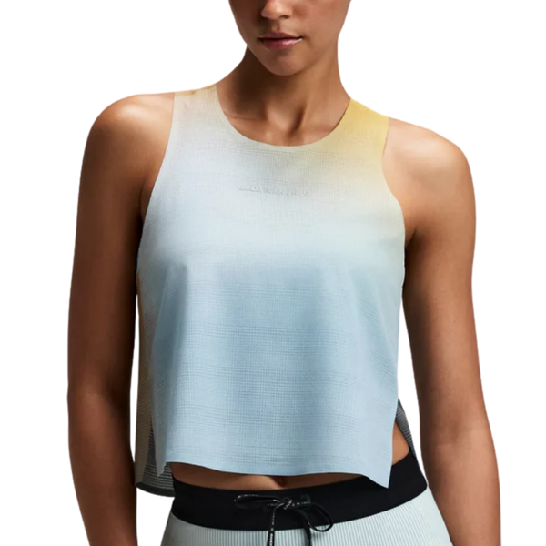 Bandit Running Women's CoolGrid™ Race Singlet - Lagoon Multi