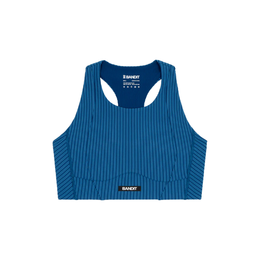 BanditRunningWomen_sStripedCadence_LonglineBra-InkBlue_Aegean1