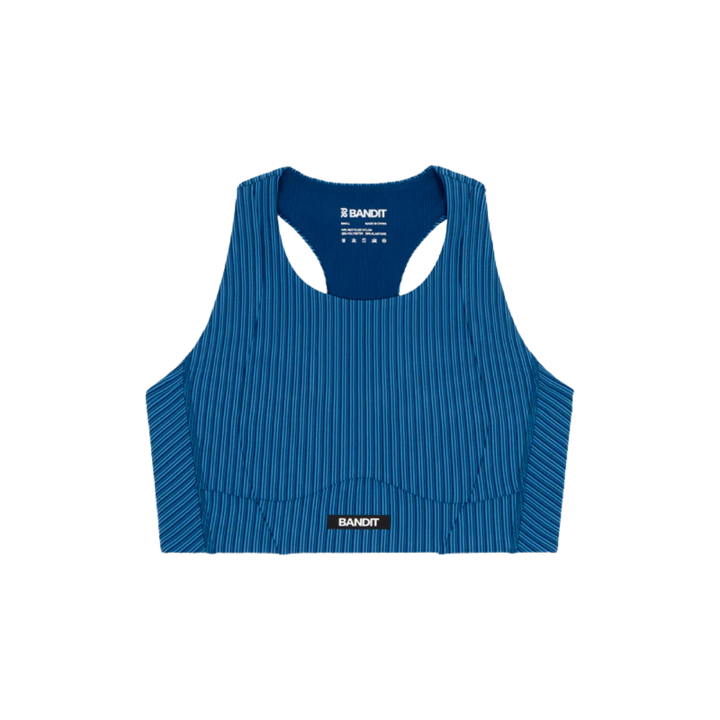 BanditRunningWomen_sStripedCadence_LonglineBra-InkBlue_Aegean1