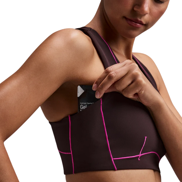 Bandit Running Women's Vanisher™ Pop Stitch™ Arco Run Bra - Espresso