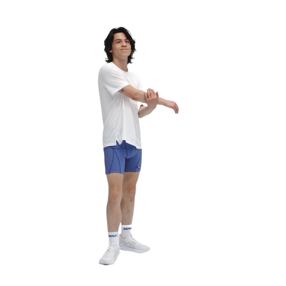 BanditRunning_MicromeshRunTee_White4