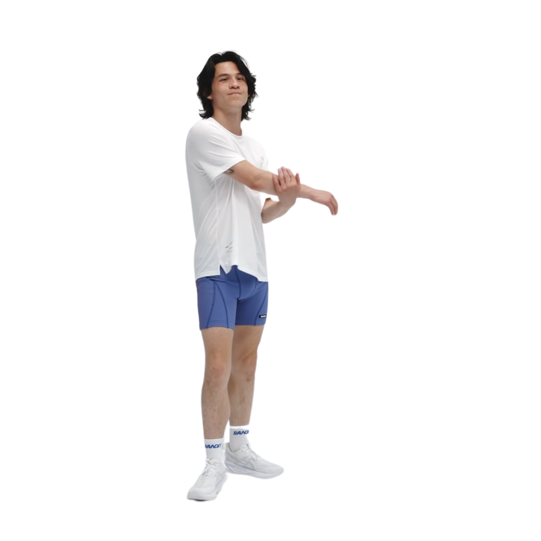 BanditRunning_MicromeshRunTee_White4