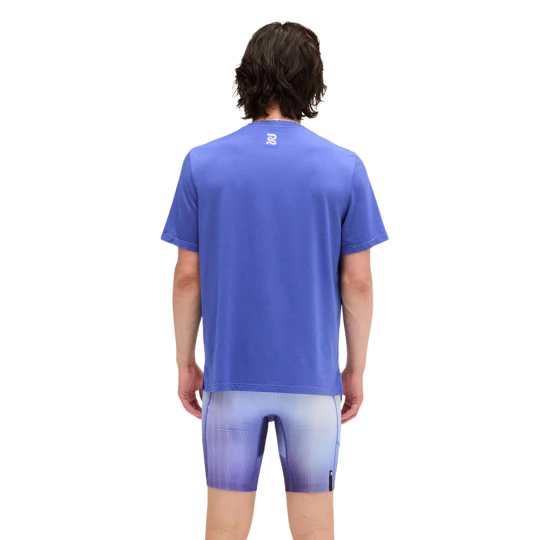 BanditRunning_MicromeshRun Tee_DeepPeriBlue3
