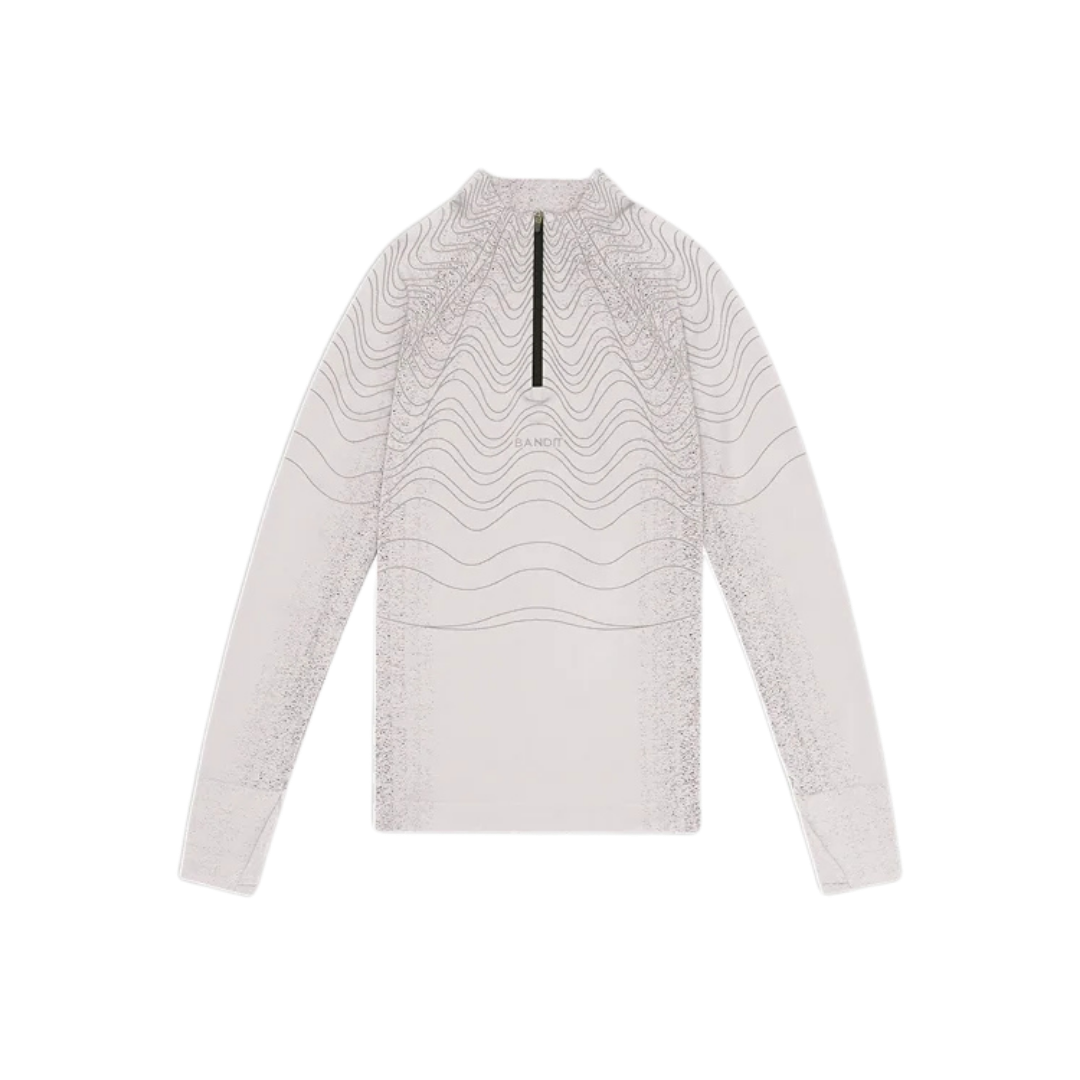 BANDIT RUNNING Women's Aceno Quarter Zip - Ash