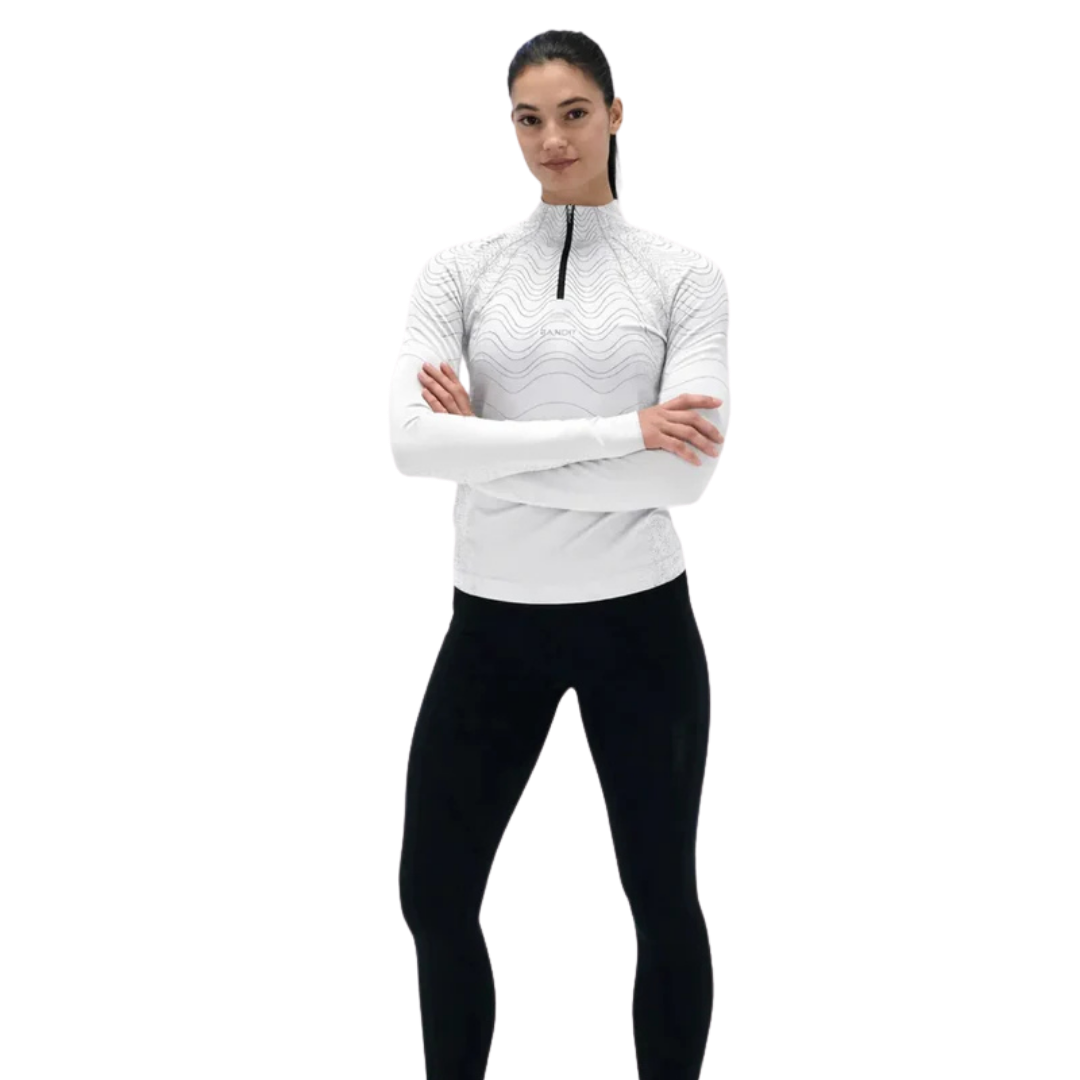 BANDIT RUNNING Women's Aceno Quarter Zip - Ash