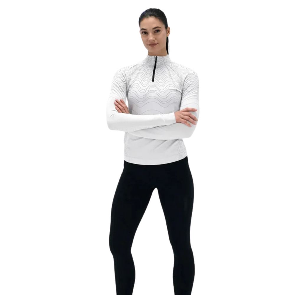 BANDIT RUNNING Women's Aceno Quarter Zip - Ash