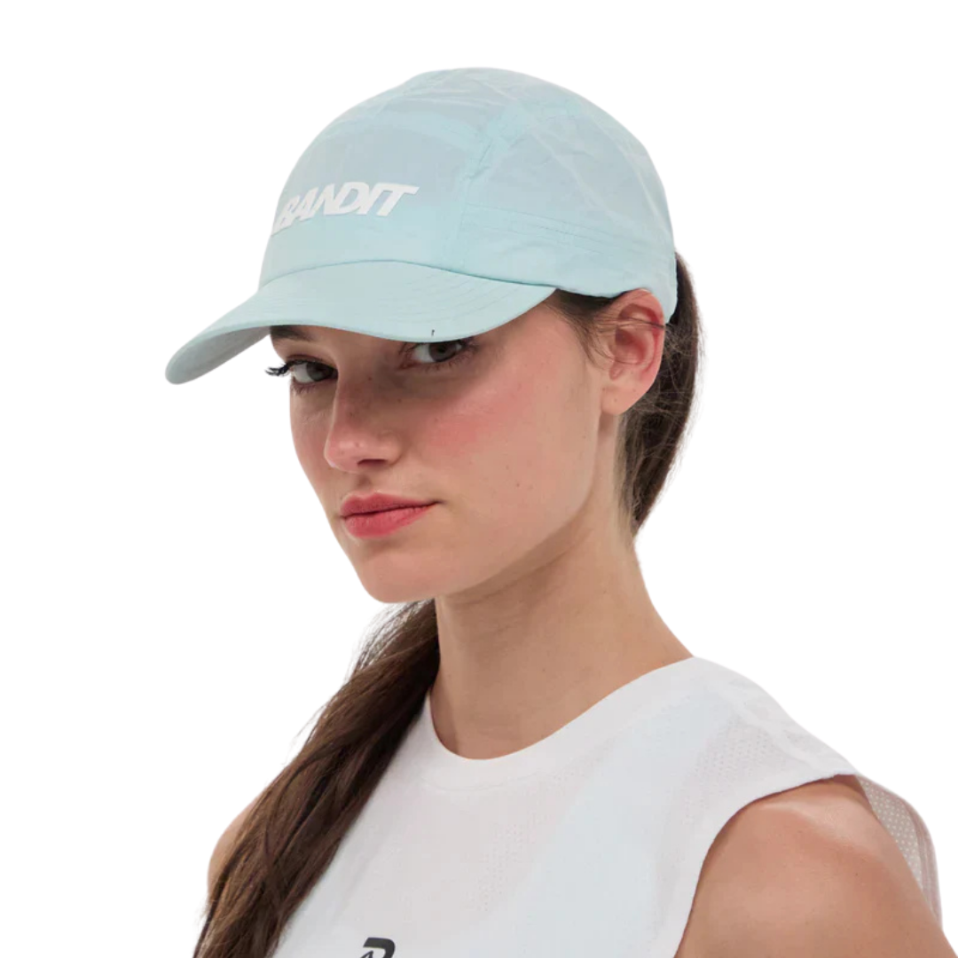 Bandit Running  Speed Nylon Run Hat - Minty Blue
