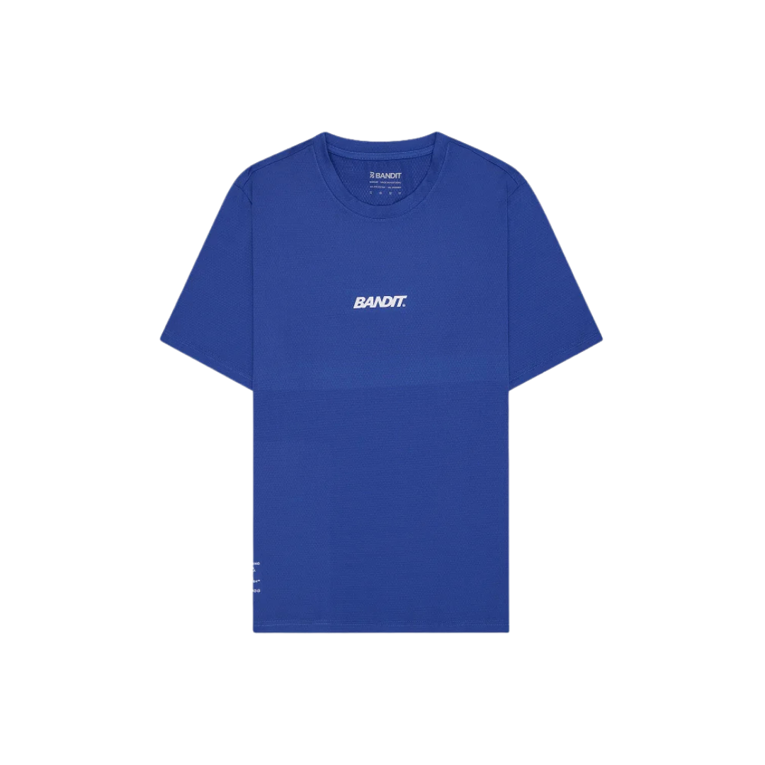 BanditRunning_MicromeshRun Tee_DeepPeriBlue1