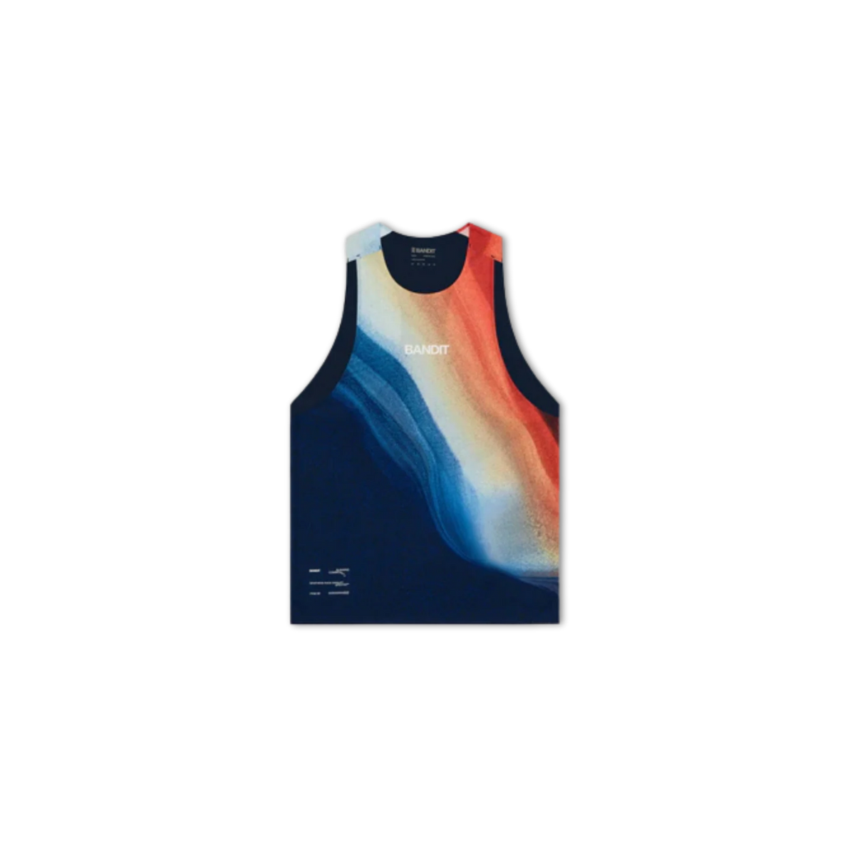 Bandit Running Specter™ Race Singlet - Thermal Field/Rusted Apricot