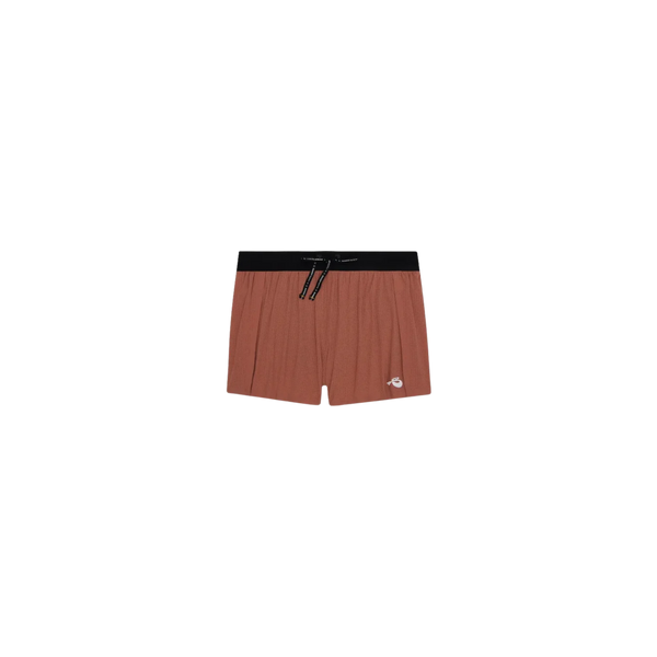 Bandit Running Vento 3" Womens Split Short - Baked Clay