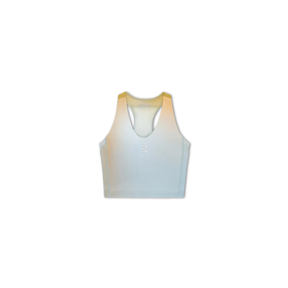 Bandit Running Women's Vanisher™ VNeck Race Crop - Lagoon Multi