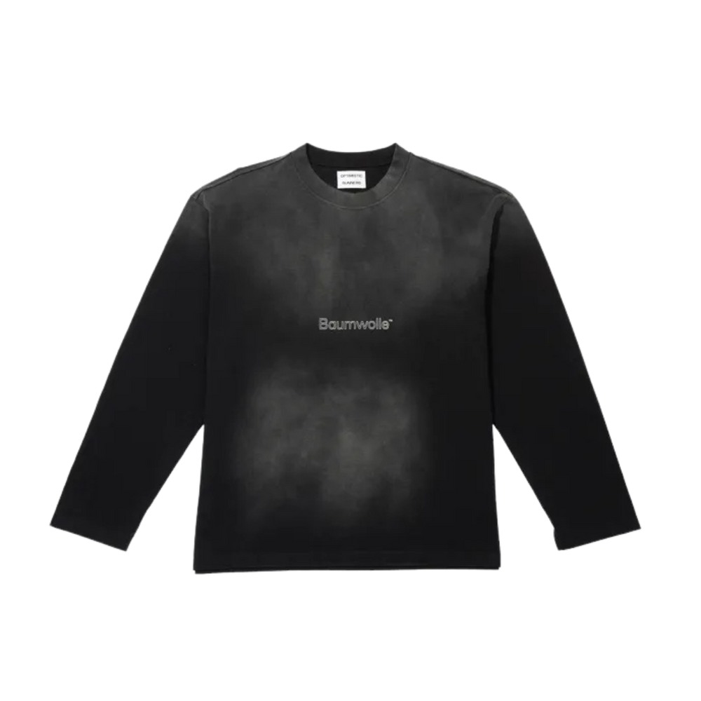 BaumwolleLongsleeveWASHEDBLACK1