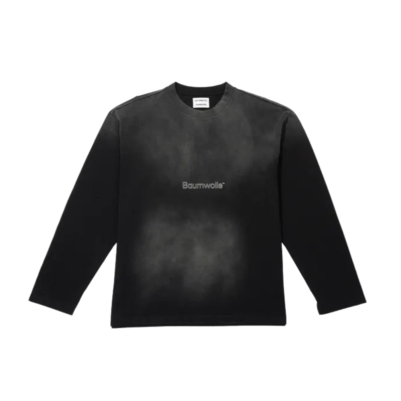 BaumwolleLongsleeveWASHEDBLACK1