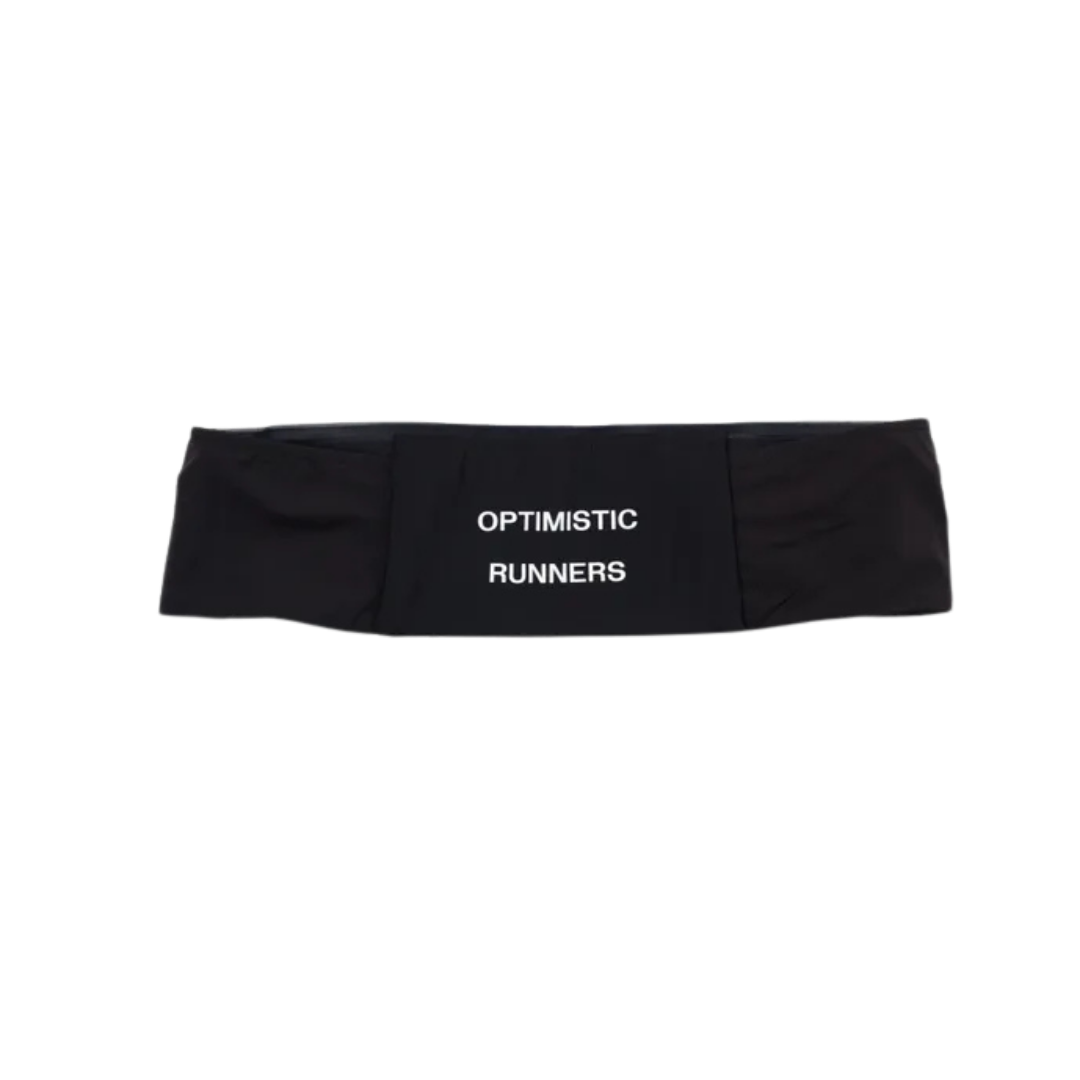 OPTIMISTIC RUNNER Belt Bag - BLACK
