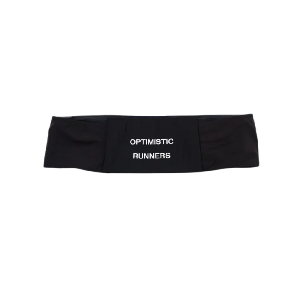 OPTIMISTIC RUNNER Belt Bag - BLACK