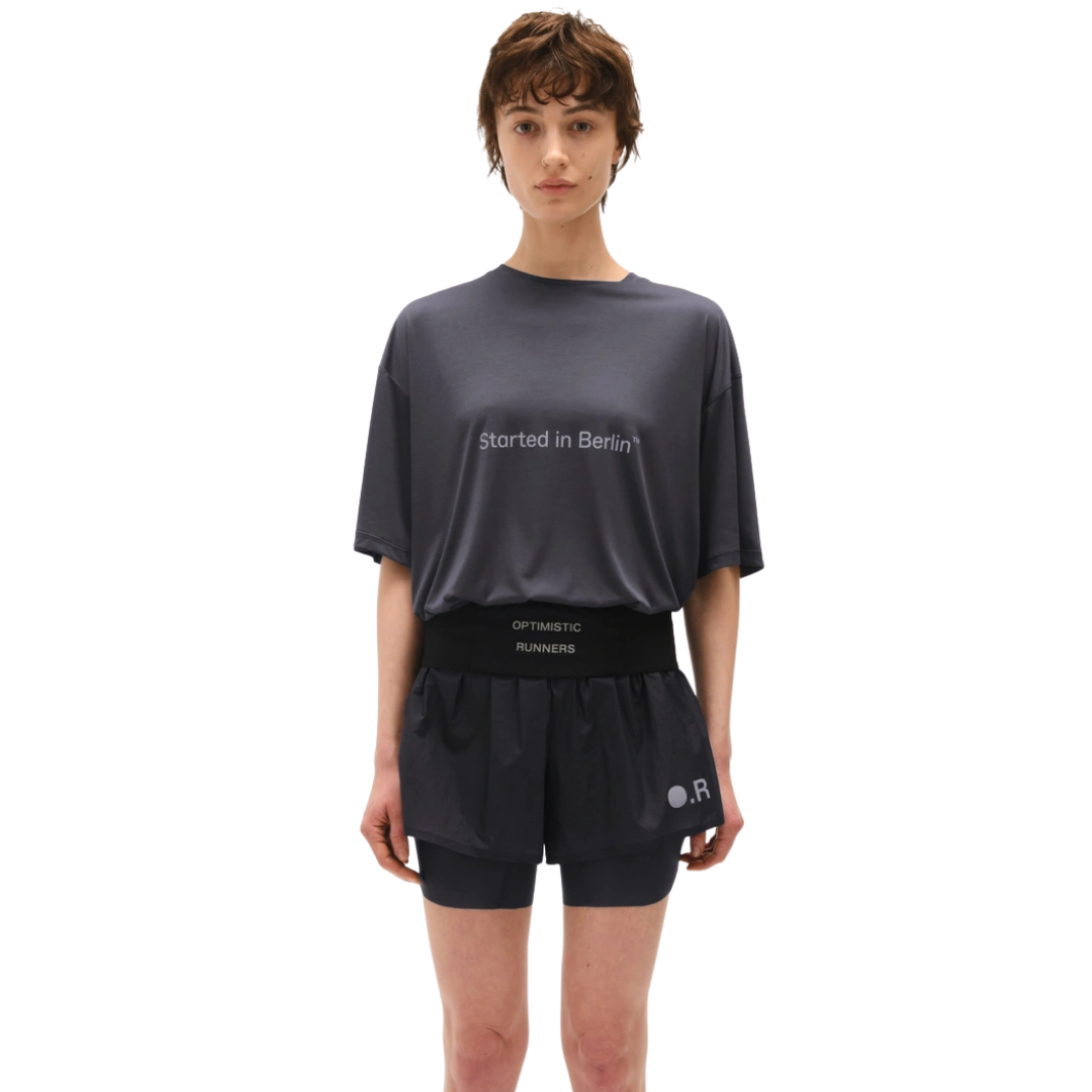 OPTIMISTIC RUNNER Belt Bag - BLACK