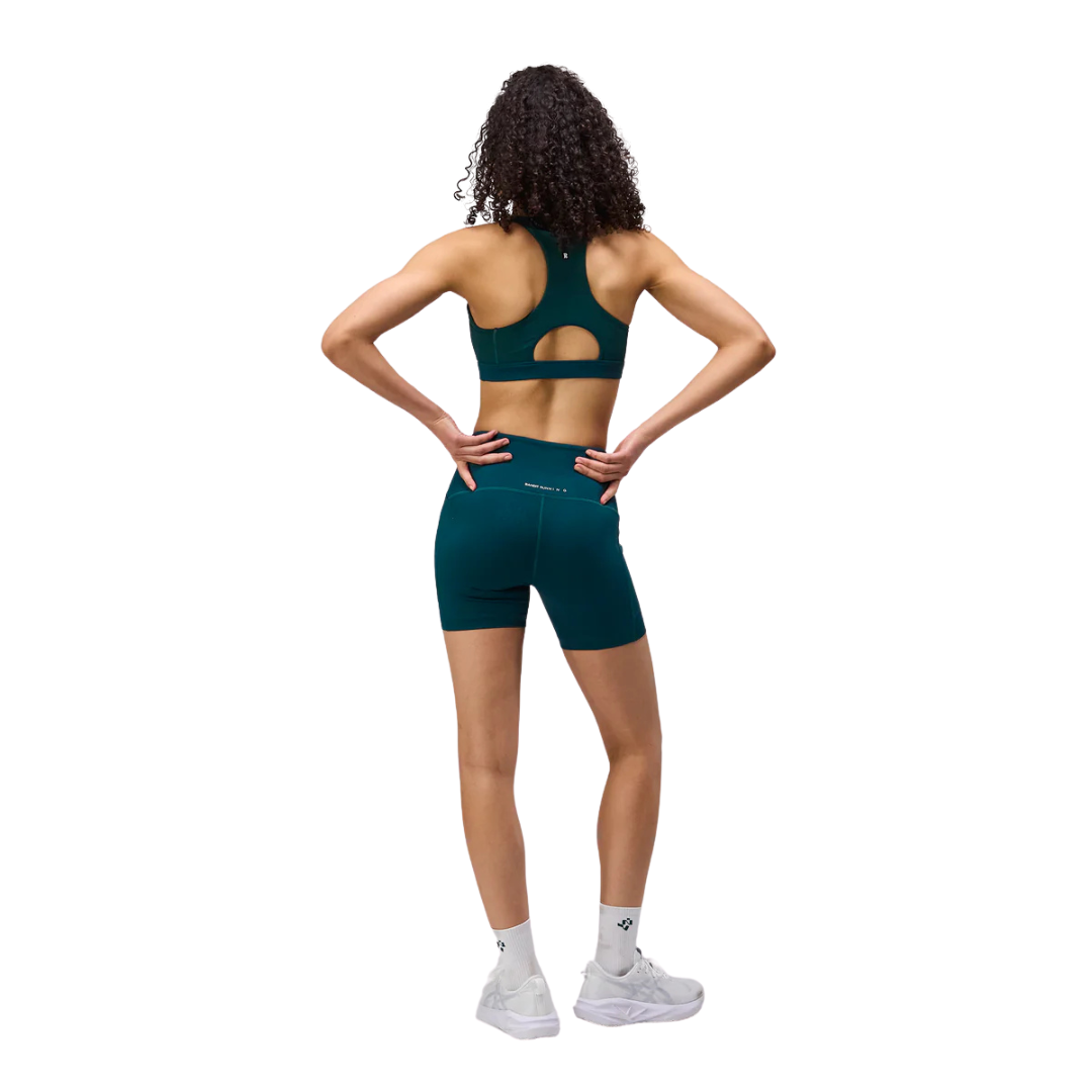 BanditRunning_Women'sCadence5"CompressionShort_Pine_Back1