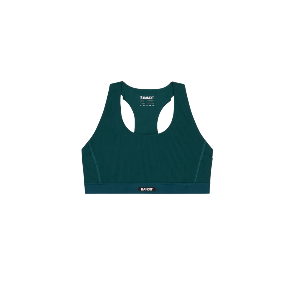 BanditRunning_Women'sCadenceScoopNeckBra_Pine_Front