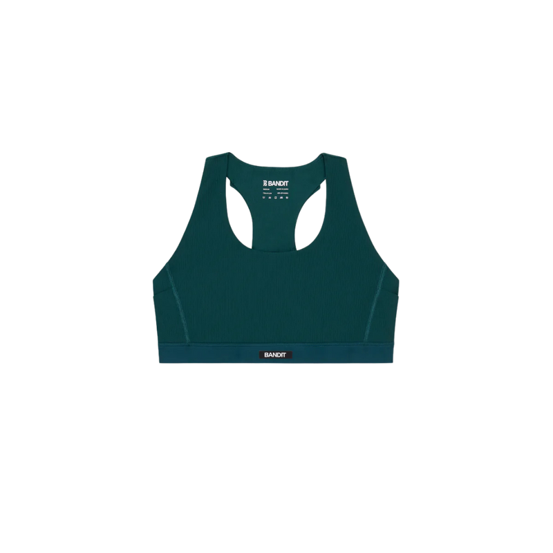 BanditRunning_Women'sCadenceScoopNeckBra_Pine_Front