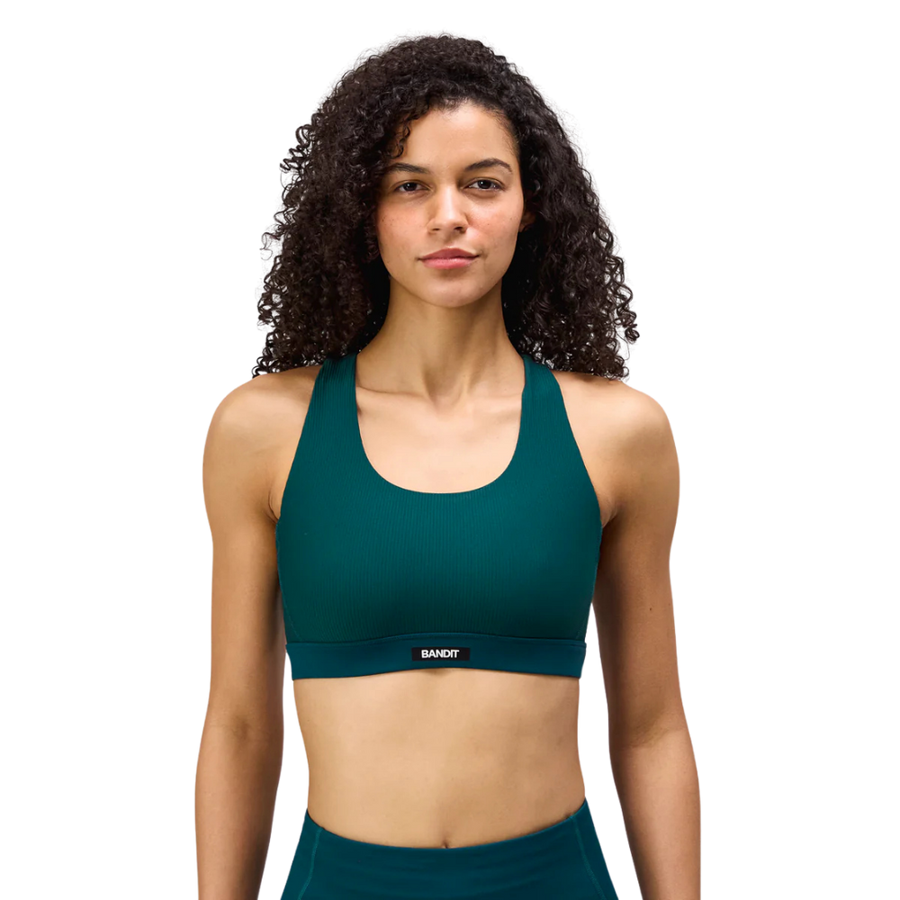 BanditRunning_Women'sCadenceScoopNeckBra_Pine_Front1