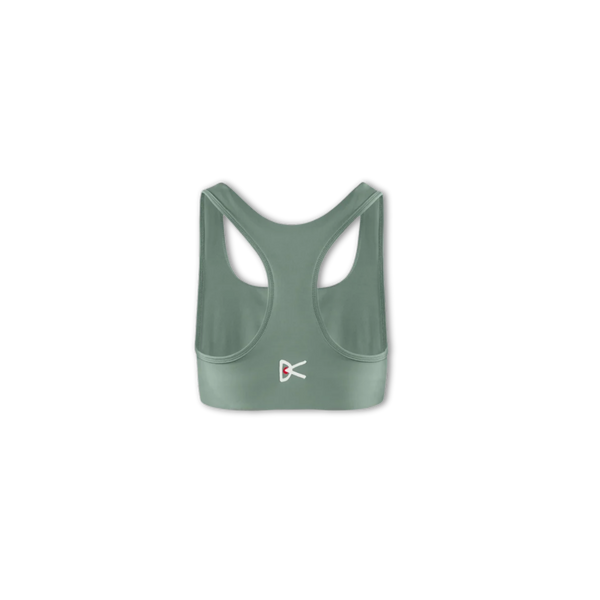 District Vision Twin Layer Medium Support Bra - Cool Sage